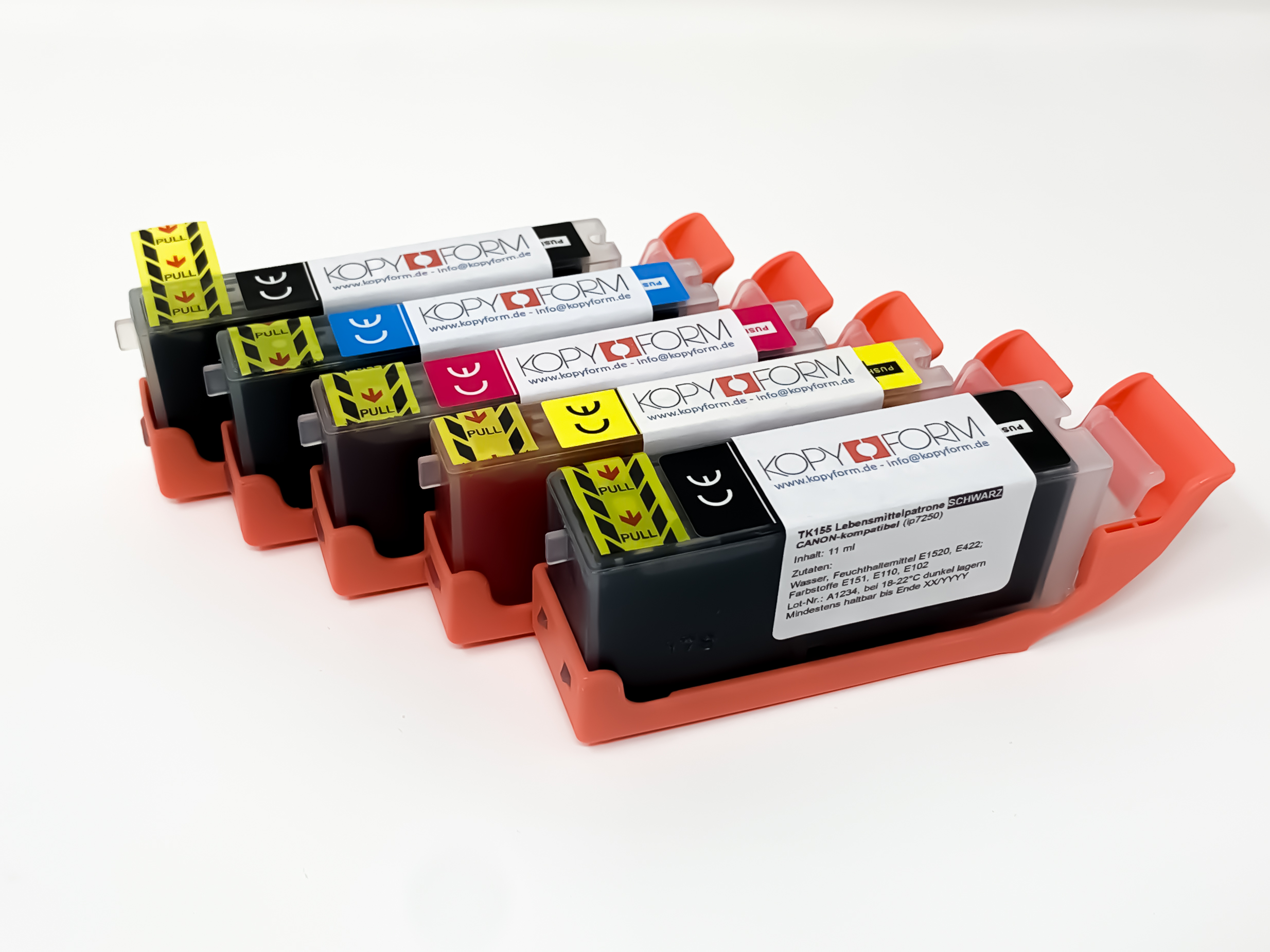 Edible ink cartridges PGI-550 / CLI-551 (TK150)