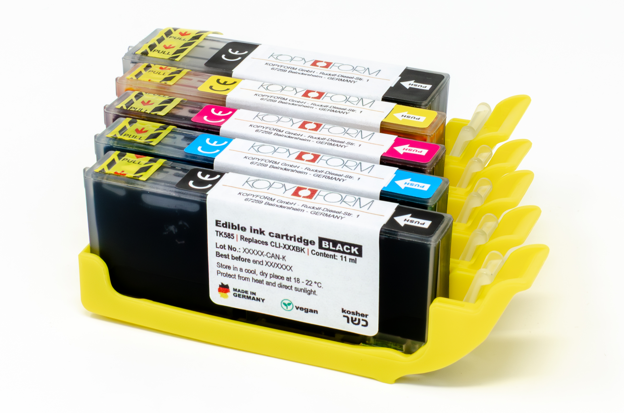 Edible Ink Cartridges PGI-580 / CLI-581 (TK580)