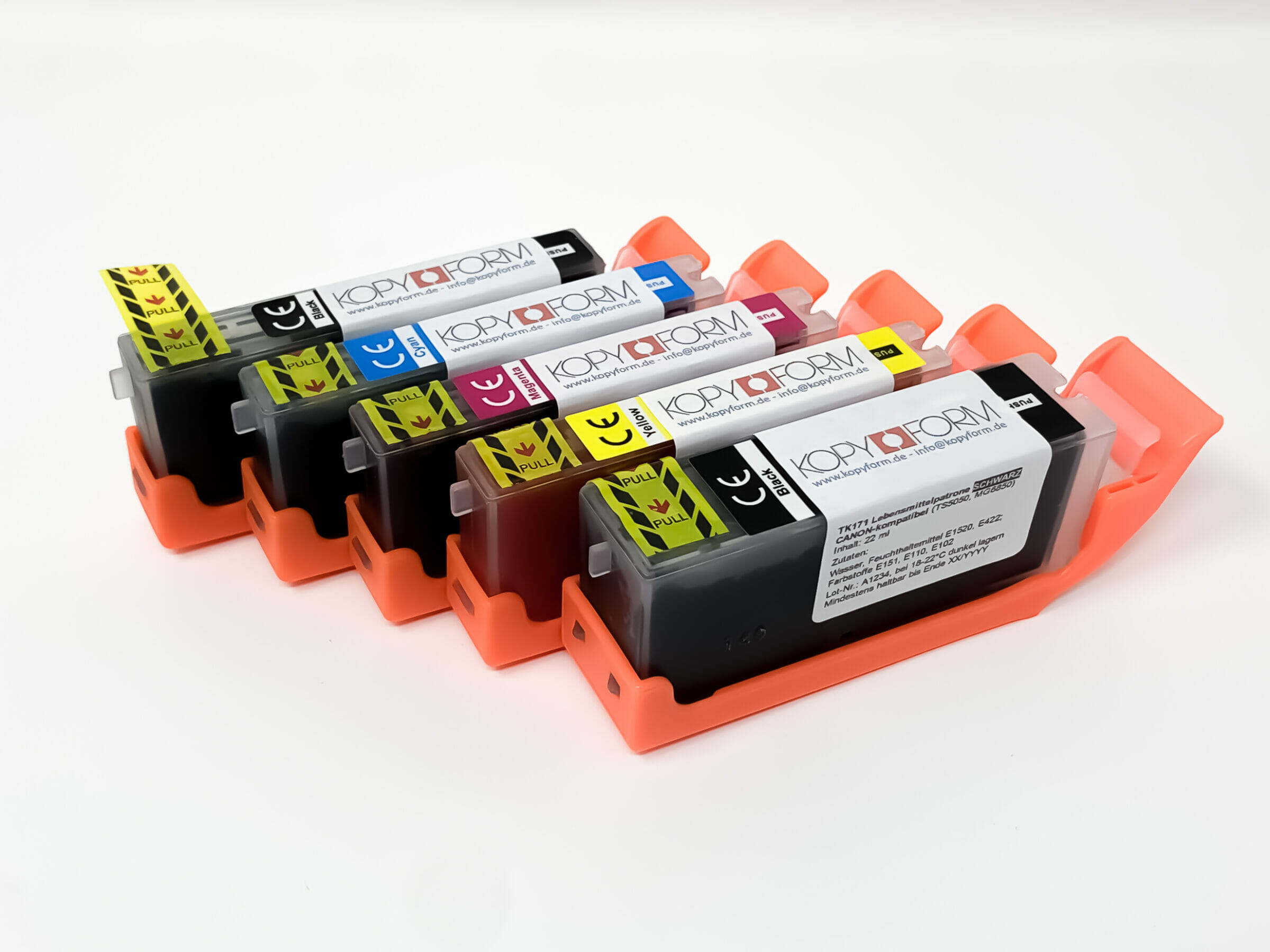 Edible ink cartridges PGI-570 / CLI-571 (TK170)